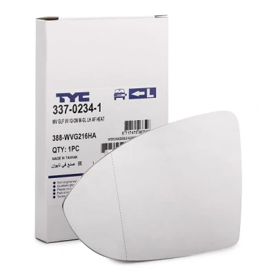 Image de TYC 337 0234 1 Miroir De Rétroviseur gauche VOLKSWAGEN: Golf 7, Touran II, 7 Variant