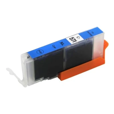 Image de Go Inks 1 Cartouche d&#039;encre Cyan pour remplacer CLI 571C Compatible/Non OEM PIXMA Imprimantes