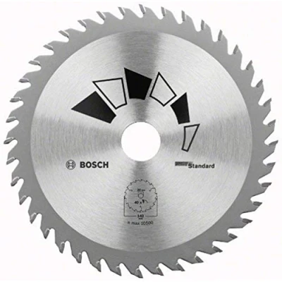 Image de Bosch 1x Lame de Scie Circulaire Standard (pour Bois, Ø 190 x 2.2/1.5 20/16 mm, 40 Dents, ATB, avec Bague Réduction 16 Accessoire Circulaire)