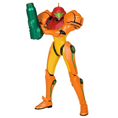 Image de Hallmark Keepsake Décoration de Noël 2023, Nintendo Metroid Samus, Cadeaux pour Joueurs