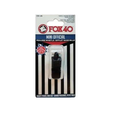 Image de Tremblay Fox Mini Official Sifflet Arbitre Noir Taille Unique