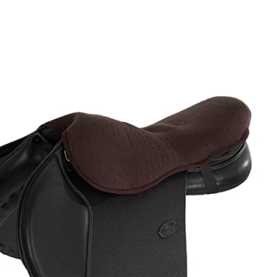 Image de Acavallo Jump Ortho Pubis Dri Lex Coussin de selle Marron Taille L 20 mm