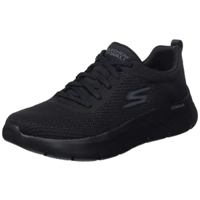 Image de Skechers Performance GO WALK FLEX Bungee Chaussures de course, Femme, Taille: 41, Schwarz Tissu / matière synthétique