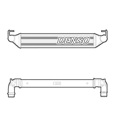 Image de DENSO DIT06001 Intercooler Aluminium FIAT: 500X, JEEP: Renegade SUV