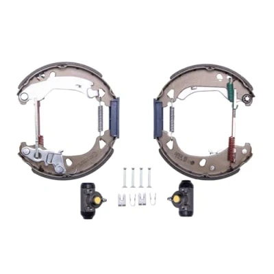 Image de HELLA Shoe Kit Pro 8DB 355 004 311 de freins, freins à tambours avec cylindre roue, élément d&#039;ajustage levier frein main
