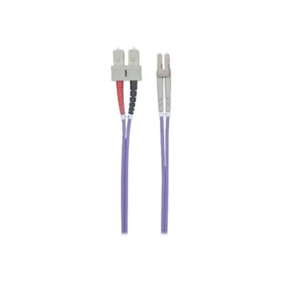 Image de Intellinet 751056 câble InfiniBand et à fibres optiques 5 m LC SC Violet Neuf