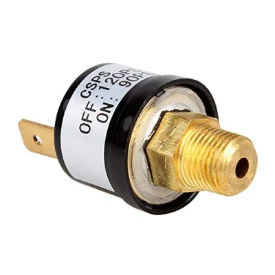 Image de Mintice 12V à toute épreuve 90 120 psi interrupteur pression d&#039;air de commande soupape commutation compresseur pompe corne voiture train régulateur 1/8&quot; NPT