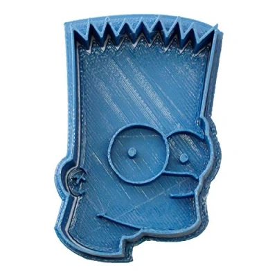 Image de Cuticuter Les Simpsons Bart Moule de Biscuit, Bleu, 8 x 7 1.5 cm