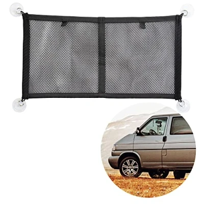 Image de 040Parts Filet de rangement pour toutes les grandes fenêtres VW T5 T6 Bulli, Multivan, California, Beach, Caravelle