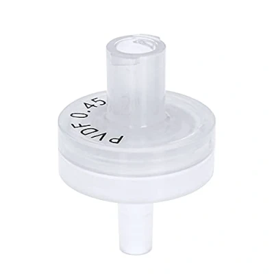 Image de GVS Filter Technology, Filtre Seringue, ABLUO, 13mm, Membrane PVDF, 0.45µm, Chambre PP, 10/pc