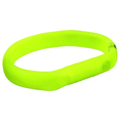 Image de TRIXIE Safer Life Flash light band USB, Large/X Large, 70 cm/18 mm, Green