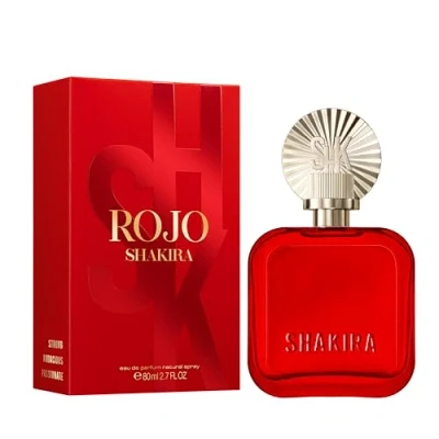 Image de Shakira Perfumes ROJO by Eau de Parfum pour Femme Longue Durée Puissant, sensuel et charmant Notes florales, épicées ambrées Idéal la journée 80 ml
