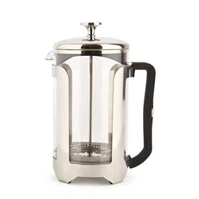Image de The Cafetière Cafetiere Roma Stainless Steel / Silver 1.5 Liter 9 cups