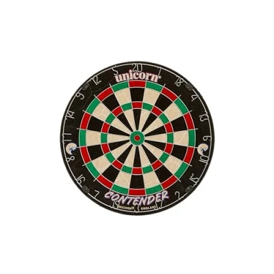 Image de Unicorn Cible de fléchettes Easy Score Apprentissage Amusant pour débutant 2 aigus Plus Grands et Doubles Planche à Poils en sisal qualité compétition Araignée Ronde