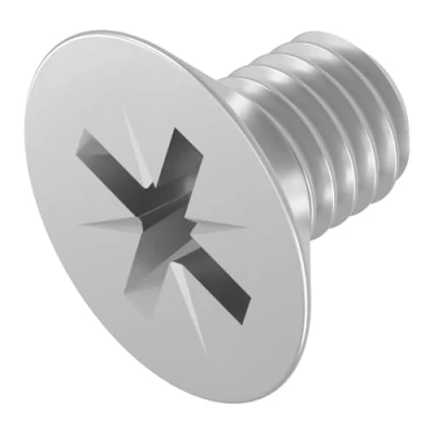 Image de SECCARO Lot de 20 vis à tête fraisée M5 x 7 mm en acier inoxydable V2A VA A2 DIN 965 Phillips PZ Filetage complet