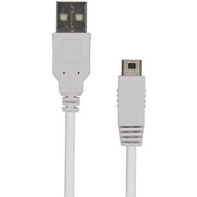 Image de WICAREYO Câble de Charge USB pour Wii U Gamepad, d&#039;alimentation 1,2 m Gamepad