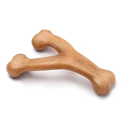 Image de Benebone Jouet à mâcher Indestructible pour Chiens agressifs, Durable et résistant, véritable saveur de Poulet, Les Races géants, fabriqué aux États Unis.