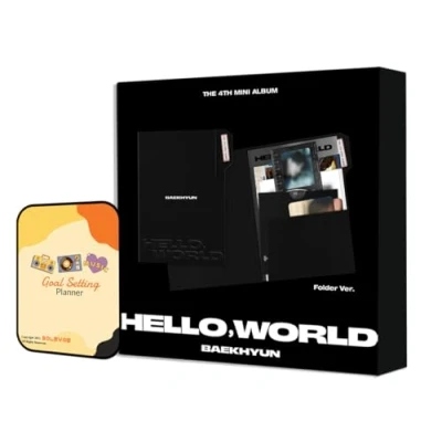 Image de Hello, World BAEKHYUN (EXO) Album [Folder Ver.]+Pre Order Benefits+BolsVos K POP Inspired Freebies (4th Mini Album)