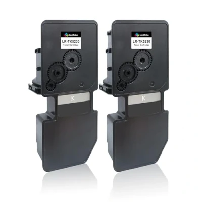 Image de LeciRoba TK 5230 Cartouches de toner rechange pour imprimantes Kyocera TK5230 5220 TK5220 ECOSYS P5021cdn P5021cdw M5521cdn M5521cdw (2 Noir)