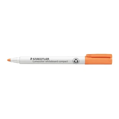Image de Staedtler Lumocolor 341 Marqueur Compact Effaçable À Sec Pointe Ogive 1 2 Mm Orange