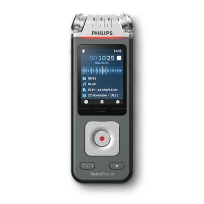 Image de Philips DVT6115 VoiceTracer Enregistreur Audio avec Logiciel de Reconnaissance vocale dans Le Cloud Sembly
