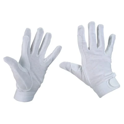 Image de Kerbl Gant d&#039;Équitation Coton Blanc XL