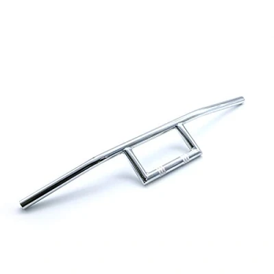 Image de 7/8 &quot;22mm Guidon Fenêtre Attaque Style Poignée Bar Chopper Café Racer Moto Universelle (Chrome)