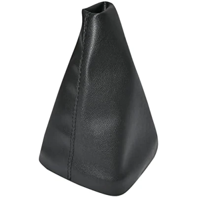 Image de AERZETIX C58435 Soufflet de levier vitesse compatible avec VW Caddy 2003 à 2010, Touran 2010 couleur: noir en cuir synthétique