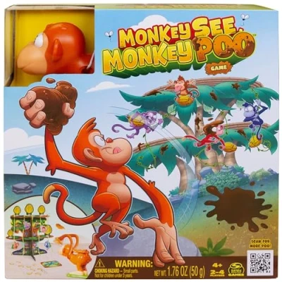Image de Macacataque, Jeu pour Enfants avec Faux Caca Jouets sensoriels Jeux familiaux Cadeaux Amusants, à partir de 4 Ans