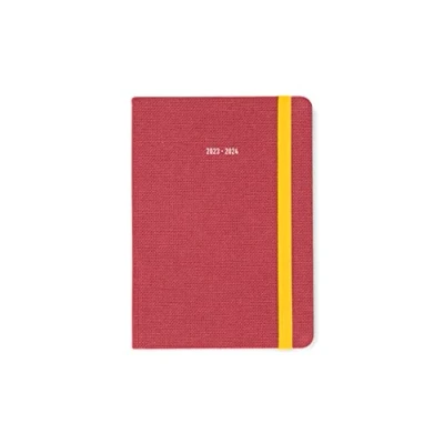 Image de Letts Raw Agenda scolaire semainier 2023/2024 Violet Format A6