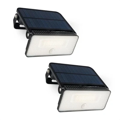 Image de Brendz Lampe Solaire Exterieur Detecteur de Mouvement, 1000 Lumens, Étanche IP54, 2 pièces, 3 Modes d&#039;Éclairage, Eclairage Solaire, Applique Murale Exterieur, Paso