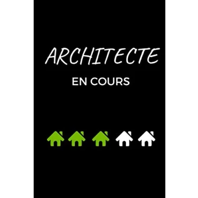 Image de cahier d&#039;étudiant en architecture: cadeau de graduation pour les architectes et étudiants l&#039;école d&#039;architecture, drôle (6 x 9 cahiers lignés, 120 pages)