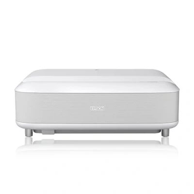 Image de Epson EH LS650W Video projecteur Intelligent Laser Pro UHD 4K ultracourte focale, 3LCD, 3600 Lumens, Android TV, Chromecast, Jeux vidéo, Home Cinéma, Streaming Projection jusqu&#039;à 120 Blanc