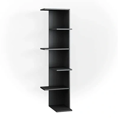 Image de Vicco Étagère d&#039;angle Tera, Anthracite, 37 x 140.1 cm