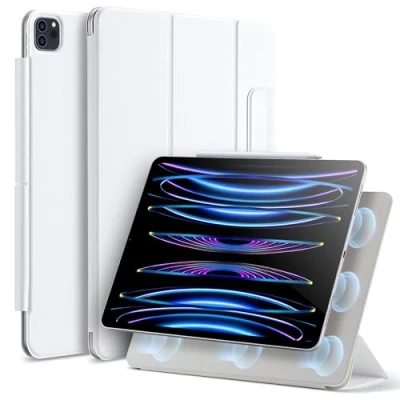 Image de Étui ESR pour iPad Pro 11 pouces, absorption magnétique, compatible avec la génération Pencil 2, support à trois volets, fonction automatique