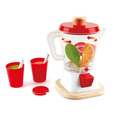 Image de Hape Smoothie Blender , Multicoloured Kitchen Machine Playset Complete with Cups and Straws