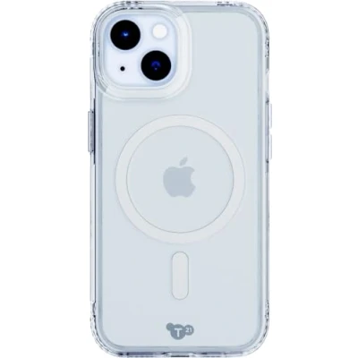Image de tech21 Evo Coque Transparente Compatible avec MagSafe pour iPhone 15 de Protection Contre Les Chocs Transparent