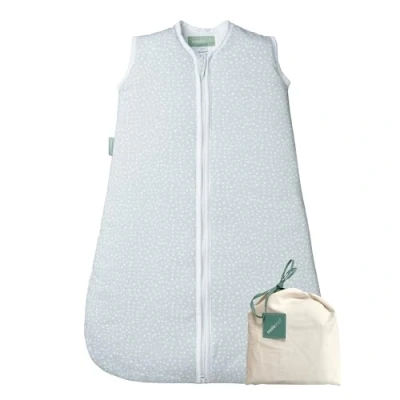 Image de molis&amp;co Gigoteuse pour bébé Tog 2.5 100% Coton (certifiée Oeko TEX) Changement de Couche à accès Zip Facile Turbulette Hiver Bébé, Fille Garçon Grey Print (18 36 Mois)