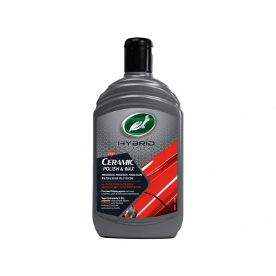 Image de Turtle Wax Hybrid Solutions Polonaire en céramique et cire 500 ml Tout dans un traitement d&#039;élimination de gratter tourbillon offre une clarté durable, la brillance