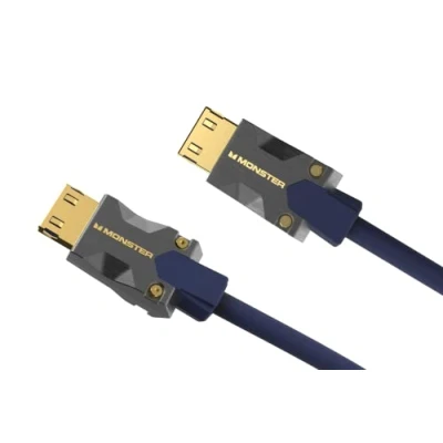 Image de Monster, Câble HDMI, Résolution 8K, Vidéo HDR, 48 GBPS, Vitesse Éclair, Connecteurs V Grip, Triple Blindage, 3 Mètres, Garanti à Vie, Noir