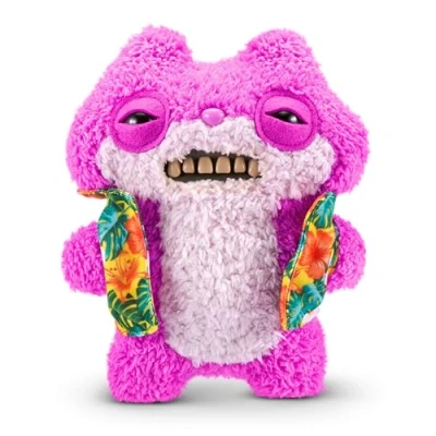Image de Fuggler Vacay Vibes de ZURU, Funny Ugly Monster, Peluche, à Collectionner, Jouet (Sketchy Squirrel)