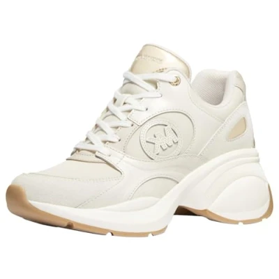 Image de Michael Kors Femme Zuma Trainer Sneaker, Pl GLD Multi, 39.5 EU