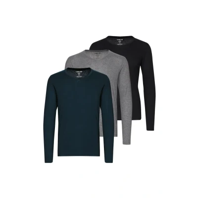 Image de Solid Sdbasil Tshirt à manches longues, Homme, Taille: Medium, Multicoloured
