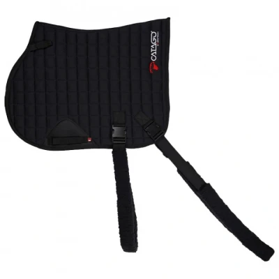 Image de Catago Tapis de Selle FIR Tech avec Élastique Polyvalent Noir 17