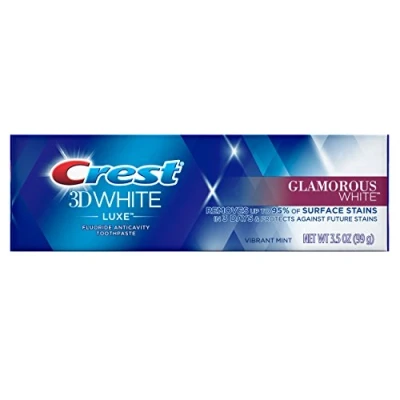 Image de Crest 3D White Luxe Glamorous Toothpaste, Vibrant Mint, 3.5 Ounce , 99 G (Lot De 1)