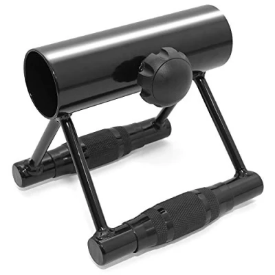 Image de Yes4All R4JJ Plateforme de flexion en T luxe pivotant sur 360 et facile à installer convient aux barres olympiques standard 1&quot; 2&quot;, poignée caoutchouc