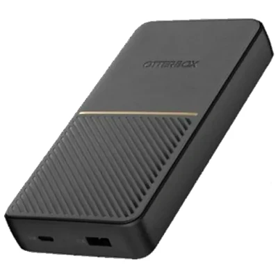 Image de Otterbox Batterie Résistant aux Chocs 15K MAH USB A&amp;C 18W PD, de Secours, Noir