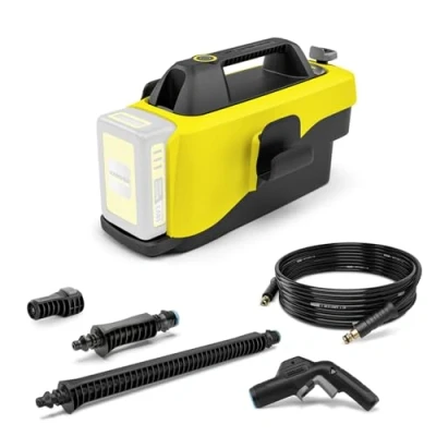 Image de Kärcher Nettoyeur Mobile OC 6 18, Batterie Lithium ION 18V (Non Incluse), Tuyau en Spirale, débit : 200L/h, autonomie 12 Min, Pression 24 Bar, Jaune, Noir