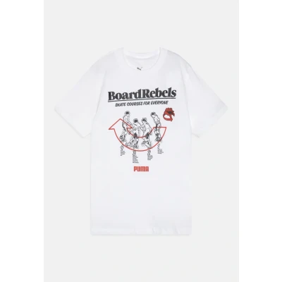 Image de Puma MID90S Graphic TEE Unisex Tshirt imprimé pour enfants, Taille: 12a, White