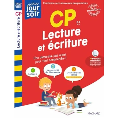 Image de Lecture et écriture CP Cahier Jour Soir: Conçu recommandé par les enseignants Livre d’occasion Correct